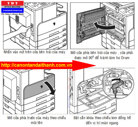 Cách thay Drum Unit Canon NPG-28