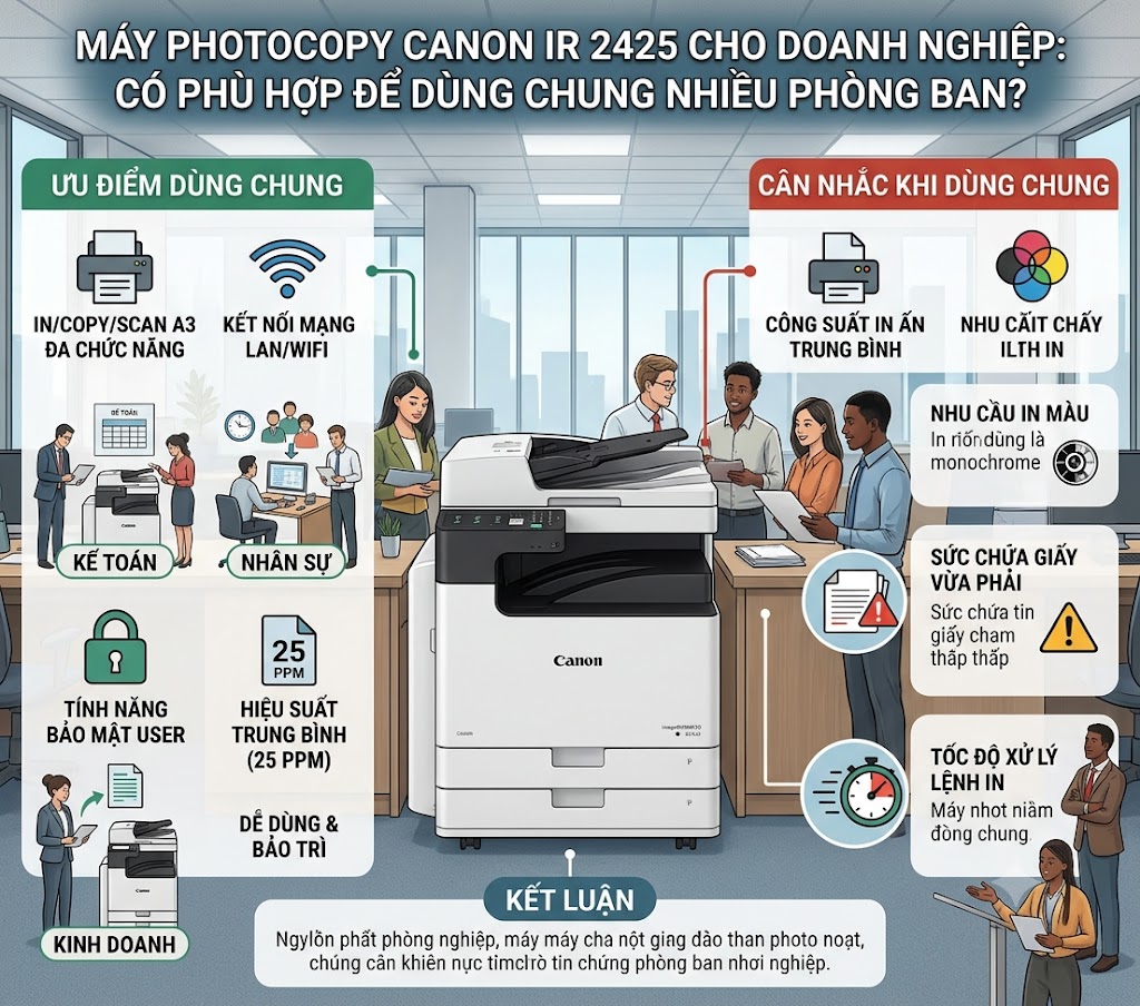 Máy Photocopy Canon IR 2425: Những Yếu Tố Quyết Định Chất Lượng Bản In 1 513