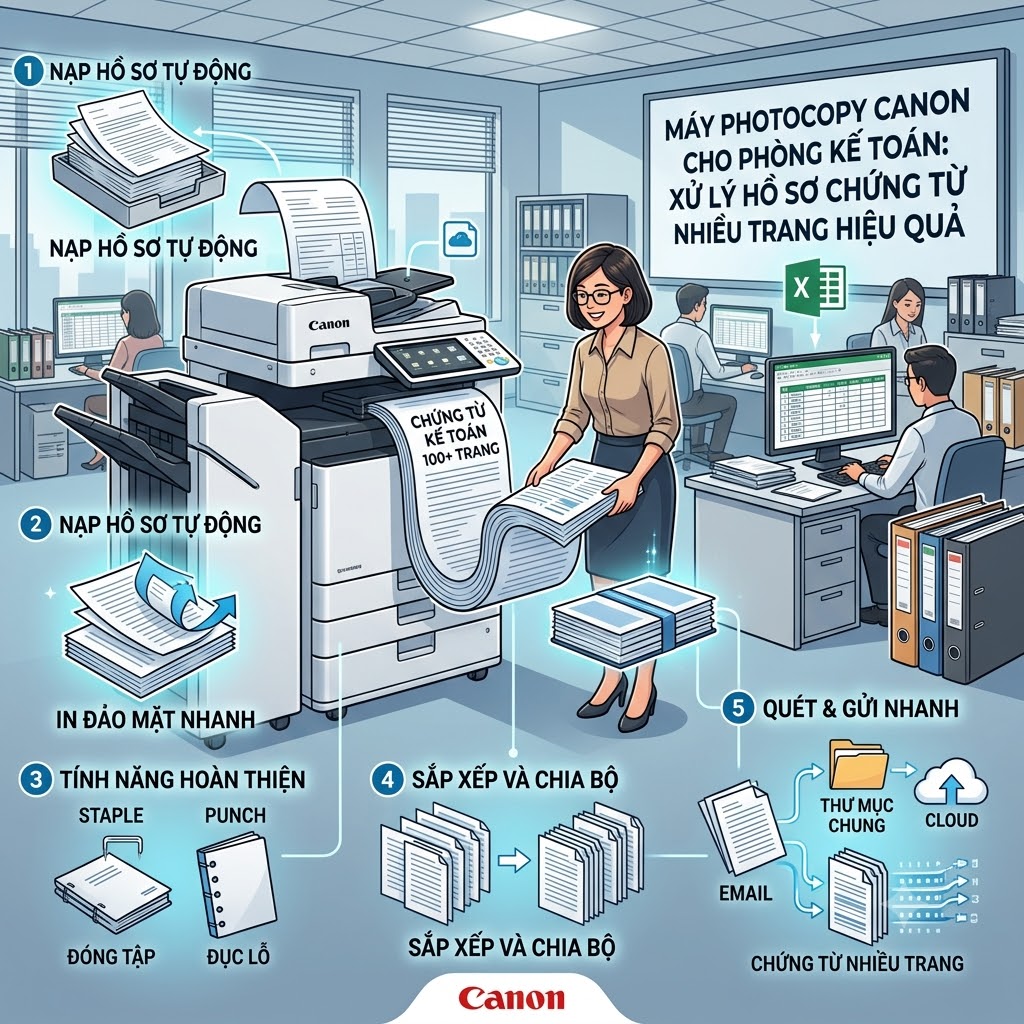 Máy Photocopy Canon Không Nhận Lệnh In: Nguyên Nhân Và Cách Xử Lý 1 535